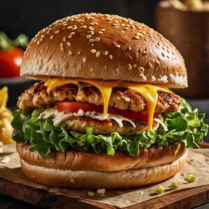 Grill Fella Burger (with alpino chease)