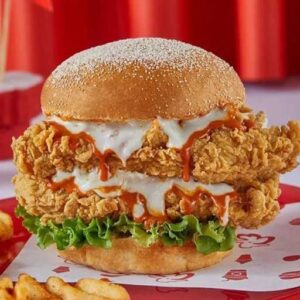 Zinger Burger (With Chease)